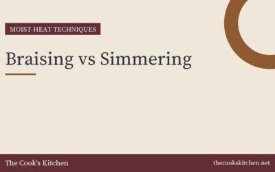 Braising vs Simmering