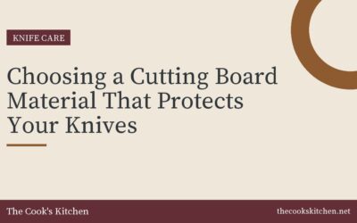 Choosing a Cutting Board Material That Protects Your Knives