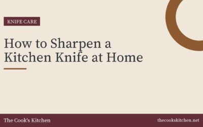 How to Sharpen a Kitchen Knife at Home
