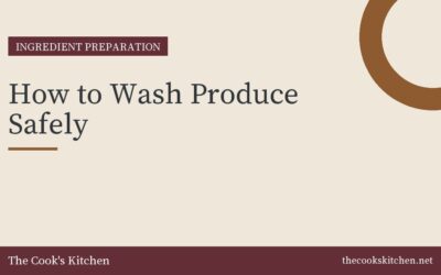 How to Wash Produce Safely
