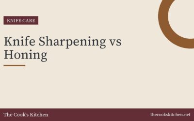Knife Sharpening vs Honing