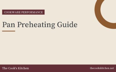 Pan Preheating Guide