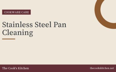 Stainless Steel Pan Cleaning